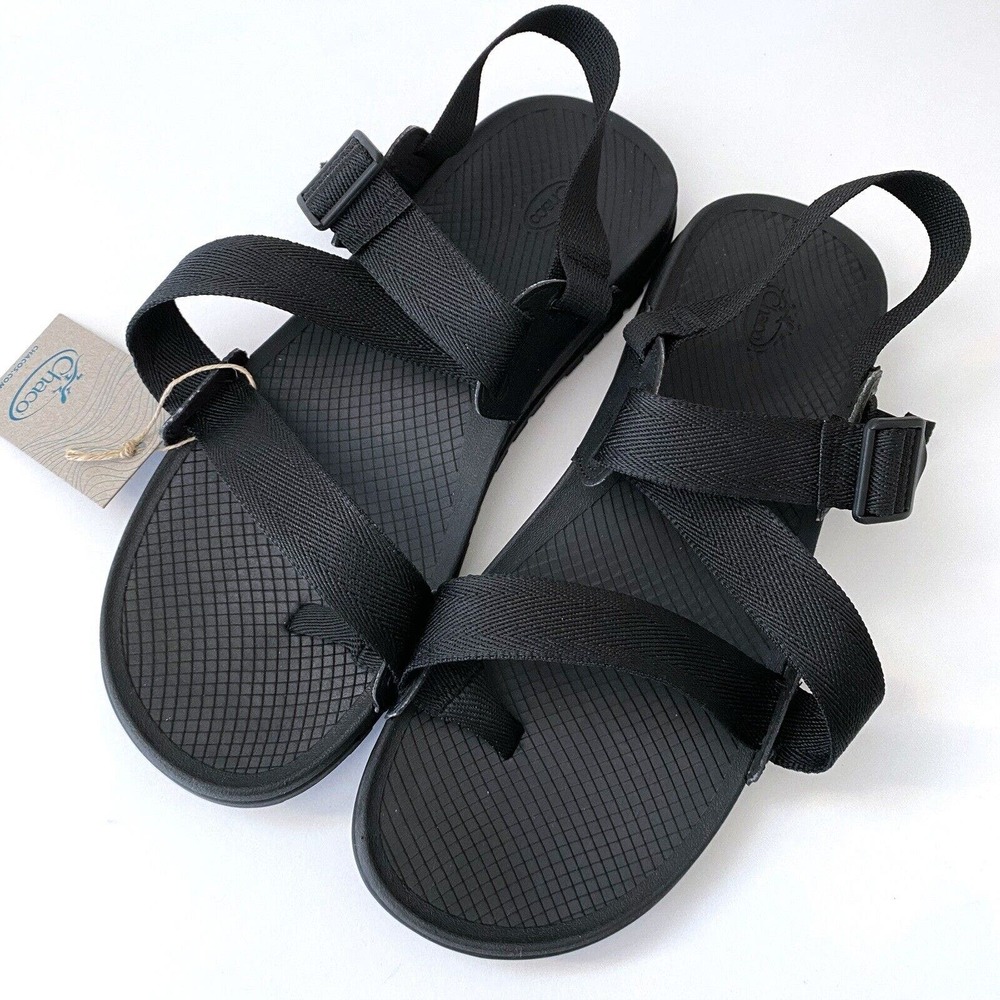 Chaco Lowdown 2 Sandals Black Adjustable Straps Men's Size 13 - Picture 1 of 4